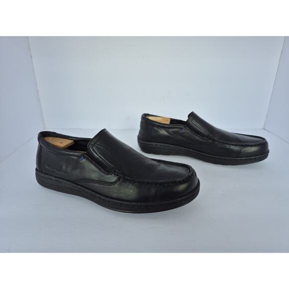 Hush Puppies Vicar Victory Black Leather Slip On Loafers Mens Size 12 Comfort main image 7